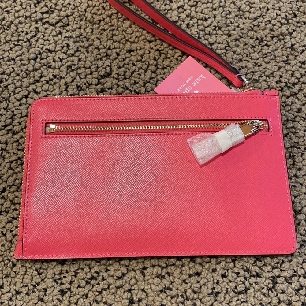 NWT Kate Spade Tropical Pink Staci Wristlet